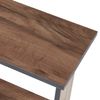 Mesa Auxiliar Haarby Aglomerado 42 X 50 X 24 Cm Roble / Antracita / Blanco [en.casa]