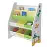 Estantería Para Niños Ponteceso Motivo Dinosaurio Aglomerado/tela 74 X 62 X 27 Cm Multicolor [en.casa]