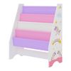 Estantería Para Niños Fisterra 4 Niveles Unicornio Aglomerado/poliéster 74 X 62 X 29 Cm Multicolor [en.casa]