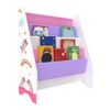 Estantería Para Niños Fisterra 4 Niveles Unicornio Aglomerado/poliéster 74 X 62 X 29 Cm Multicolor [en.casa]