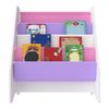 Estantería Para Niños Fisterra 4 Niveles Unicornio Aglomerado/poliéster 74 X 62 X 29 Cm Multicolor [en.casa]