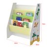 Estantería Para Niños Fisterra 4 Niveles Dinosaurio Aglomerado/poliéster 74 X 62 X 29 Cm Multicolor [en.casa]