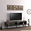 Mueble De Tv Oppdal Aglomerado/plástico 45 X 154 X 37 Cm Antracita / Nogal [en.casa]