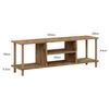 Mueble Tv Ærøskøbing Aglomerado 43 X 120 X 29 Cm Efecto Madera [en.casa]