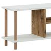 Mueble Tv Ærøskøbing Aglomerado 43 X 120 X 29 Cm Blanco / Efecto Madera [en.casa]