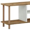 Mueble Tv Ærøskøbing Aglomerado 43 X 120 X 29 Cm Efecto Madera / Blanco [en.casa]