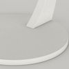 Mesa Auxiliar Holeby Con 4 Ruedas Aglomerado 56 X Ø 38 Cm - Blanco [en.casa]