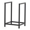 Soporte Para Leña Torsås Acero 40 X 30 X 50 Cm Negro [en.casa]