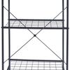 Estantería De Cocina Nibe Metal/ Aglomerado 150 X 60 X 42 Cm Negro / Mármol Negro [en.casa]