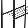 Estantería Alta Para Baño Inodoro Nordborg Metal 161 X 53 X 25 Cm Negro [en.casa]