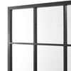 Espejo Cuadriculado De Pared Cupello Con 12 Piezas Cuadradas Mdf 90 X 60 Cm - Negro Mate [en.casa]