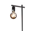 Lámpara De Pie Leixlip Metal 26 X Ø 17 Cm Altura Total 153 Cm - Negro [lux.pro]