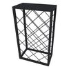 Estantería De Vino Amasia Metal 68x40x22 Cm - Negro [en.casa]