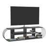 Mueble De Salón Tv Robertsfors Aglomerado/metal 160 X 31 X 42 Cm - Antracita/negro [en.casa]