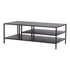 Mesa De Centro Kumlinge Rectangular 40x110x55 Cm - Negro [en.casa]