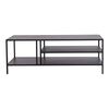 Mesa De Centro Kumlinge Rectangular 40x110x55 Cm - Negro [en.casa]