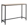 Mesa Consola Kronoby Metal/mdf 80 X 100 X 30 Cm - Efecto Roble Y Negro [en.casa]