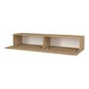 Mueble Tv Suspendido Toivakka Aglomerado 135 X 31 X 25 Cm - Roble [en.casa]