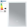 Espejo De Pared Con Led Scafa Para Baño Ip65 Con Antivaho Aluminio 60 X 45 X 3 Cm - Blanco [pro.tec]