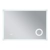 Espejo De Pared Con Led Scafa Para Baño Ip65 Con Antivaho Y Lupa Aluminio 70 X 100 X 3 Cm - Blanco [en.casa]