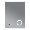 Espejo De Pared Con Led Lizzano Para Baño Ip65 Con Antivaho Y Lupa Aluminio 70 X 50 X 3 Cm - Blanco [en.casa]