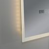 Espejo De Pared Con Led Lizzano Para Baño Ip65 Con Antivaho Y Lupa Aluminio 70 X 50 X 3 Cm - Blanco [en.casa]