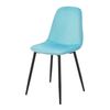 Juego De 2 Sillas De Comedor Nöstach Terciopelo Y Acero 87 X 44 X 51 Cm - Azul Menta [en.casa]