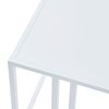 Mesa Auxiliar Kumlinge Con 1 Estante Diseño Atemporal Acero 47 X 45 X 45 Cm - Blanco [en.casa]