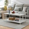 Mesa De Centro Kumlinge Rectangular 47x110x55 Cm - Blanco [en.casa]