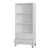 Librería Hammarland De 3 Niveles Y 2 Cajones Acero 180 X 80 X 40 Cm - Blanco [en.casa]