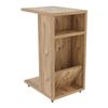 Mesa Auxiliar Beiarn Con Ruedas Aglomerado 40x30x63cm - En Efecto Madera [en.casa]