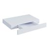 Estantería De Pared Hyvinkää Con Cajón Hasta 5 Kg Mdf 40 X 25 X 5 Cm - Blanco [en.casa]