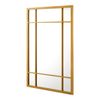 Espejo De Pared Colobraro Rectangular Para Baño Mdf 90 X 60 Cm - Dorado [en.casa]