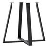 Soporte Para Mesa De Comedor Kemijärvi Acero 72x80x80cm - Negro [en.casa]