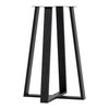 Soporte Para Mesa De Comedor Kemijärvi Acero 72x50x50cm - Negro [en.casa]