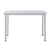 Mesa De Comedor Tammela Versátil Para 4 Personas De Acero Y Mdf 120 X 60 X 75 Cm - Blanco [en.casa]