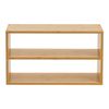 Estantería De Pared Gol De 3 Niveles Para Cocina Baño Bambú 50 X 15 X 30 Cm - Natural [en.casa]