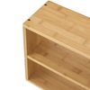 Estantería De Pared Gol De 3 Niveles Para Cocina Baño Bambú 50 X 15 X 30 Cm - Natural [en.casa]