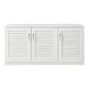 Mueble Zapatero Løten 6 Compartimentos Para 12 Pares Mdf 62 X 125 X 36 Cm - Blanco [en.casa]