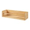 Estante De Pared Flå Con Barra Bambú 60x20x15cm - Natural [en.casa]