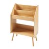 Mesa Auxiliar Inderøy Con 3 Compartimentos Bambú 80x50x25cm - Natural [en.casa]