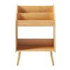 Mesa Auxiliar Inderøy Con 3 Compartimentos Bambú 80x50x25cm - Natural [en.casa]