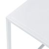 Mesa De Centro Solund Cuadrada Acero 60x60x45cm - Blanco [en.casa]