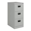 Archivador Rääkkylä Con 3 Cajones Acero 103x45x62 Cm - Gris [en.casa]