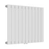 Radiador De Panel Nore De Diseño Monocapa Plano Acero 60x80 Cm - Blanco  [neu.haus]