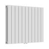 Radiador De Panel Nore De Diseño Doble Capa Plano Acero 60x80 Cm - Blanco  [neu.haus]