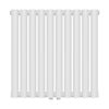 Radiador De Panel Nore De Diseño Monocapa Tubular Acero 60x60 Cm - Blanco  [neu.haus]