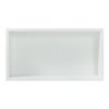 Nicho De Ducha Kristinehamn Acero Inoxidable 32x17x10cm - Blanco Mate [neu.haus]