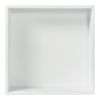 Nicho De Ducha Kristinehamn Acero Inoxidable 32x32x10cm - Blanco Mate [neu.haus]