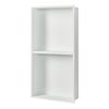 Nicho De Ducha Kristinehamn 2 Niveles Acero Inoxidable 62x32x10cm - Blanco Mate [neu.haus]